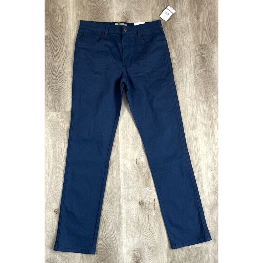 Lucky Brands Dark Denim Classic Straight Stretch Boys Size 18 Adjustable Waist